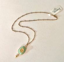 Load image into Gallery viewer, Chrysoprase Intaglio Mary Necklace