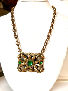 Vintage Emerald Necklace