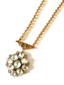 Rhinestone Pendant Necklace