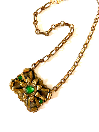 Vintage Emerald Necklace