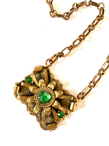 Vintage Emerald Necklace