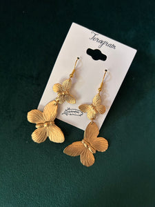 Double Butterfly Earrings