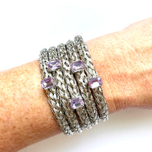 Load image into Gallery viewer, Woven Gemstone Bracelets