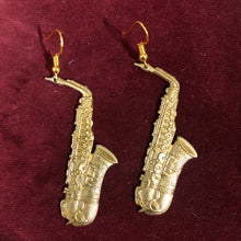 Load image into Gallery viewer, Brass Instrument Earrings