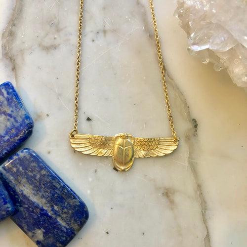 Scarab Beetle Necklace
