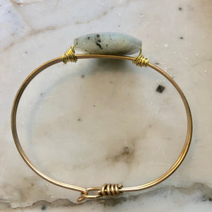 Labradorite Wire Wrapped Bracelet