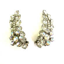 Load image into Gallery viewer, AB Rhinestone Clip On Ear Climbers
