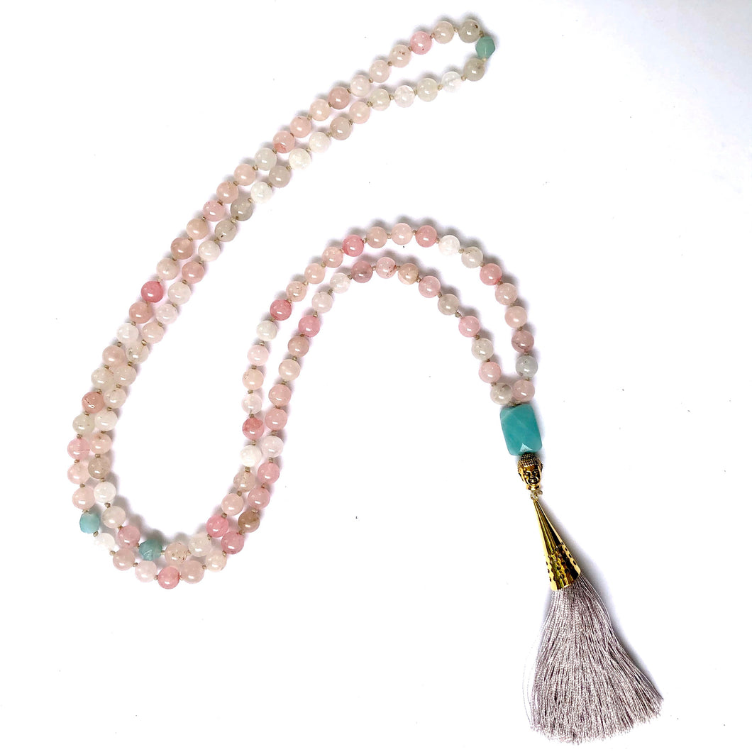 Mala Prayer Beads- Rose Quartz