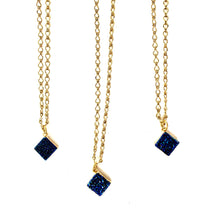 Load image into Gallery viewer, Midnight Druzy Necklace