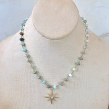Load image into Gallery viewer, Beaded Star Necklace