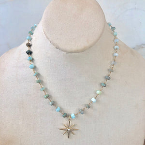 Beaded Star Necklace